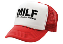 Load image into Gallery viewer, MILF - Man I Love Fishing - Five Panel Retro Style TRUCKER Cap
