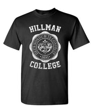 Load image into Gallery viewer, HILLMAN COLLEGE - hbcu university retro 80s sitcom tv - Cotton Unisex T-Shirt
