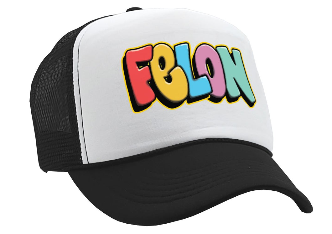 Felon - Five Panel Retro Style TRUCKER Cap