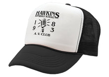 Load image into Gallery viewer, HAWKINS MIDDLE SCHOOL - AV CLUB - stranger - Vintage Retro Style Trucker Cap Hat - Five Panel Retro Style TRUCKER Cap
