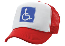 Load image into Gallery viewer, HANDICAPPED - Five Panel Retro Style TRUCKER Cap
