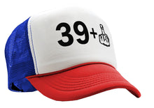 Load image into Gallery viewer, FORTY YEARS OLD 39 + 1 - Five Panel Retro Style TRUCKER Cap
