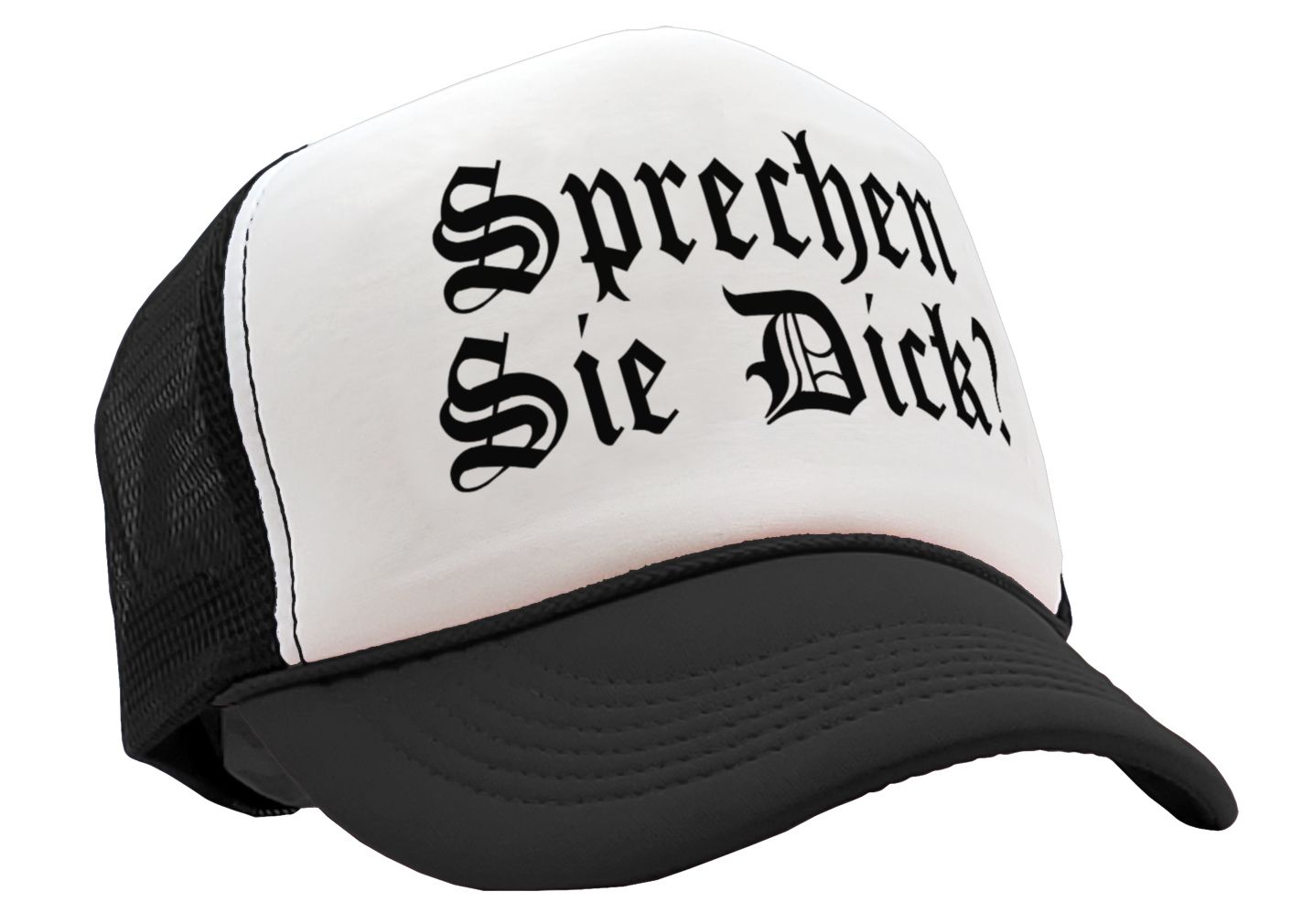 SPRECHEN SIE DICK - step brothers funny - Vintage Retro Style Trucker Cap Hat - Five Panel Retro Style TRUCKER Cap