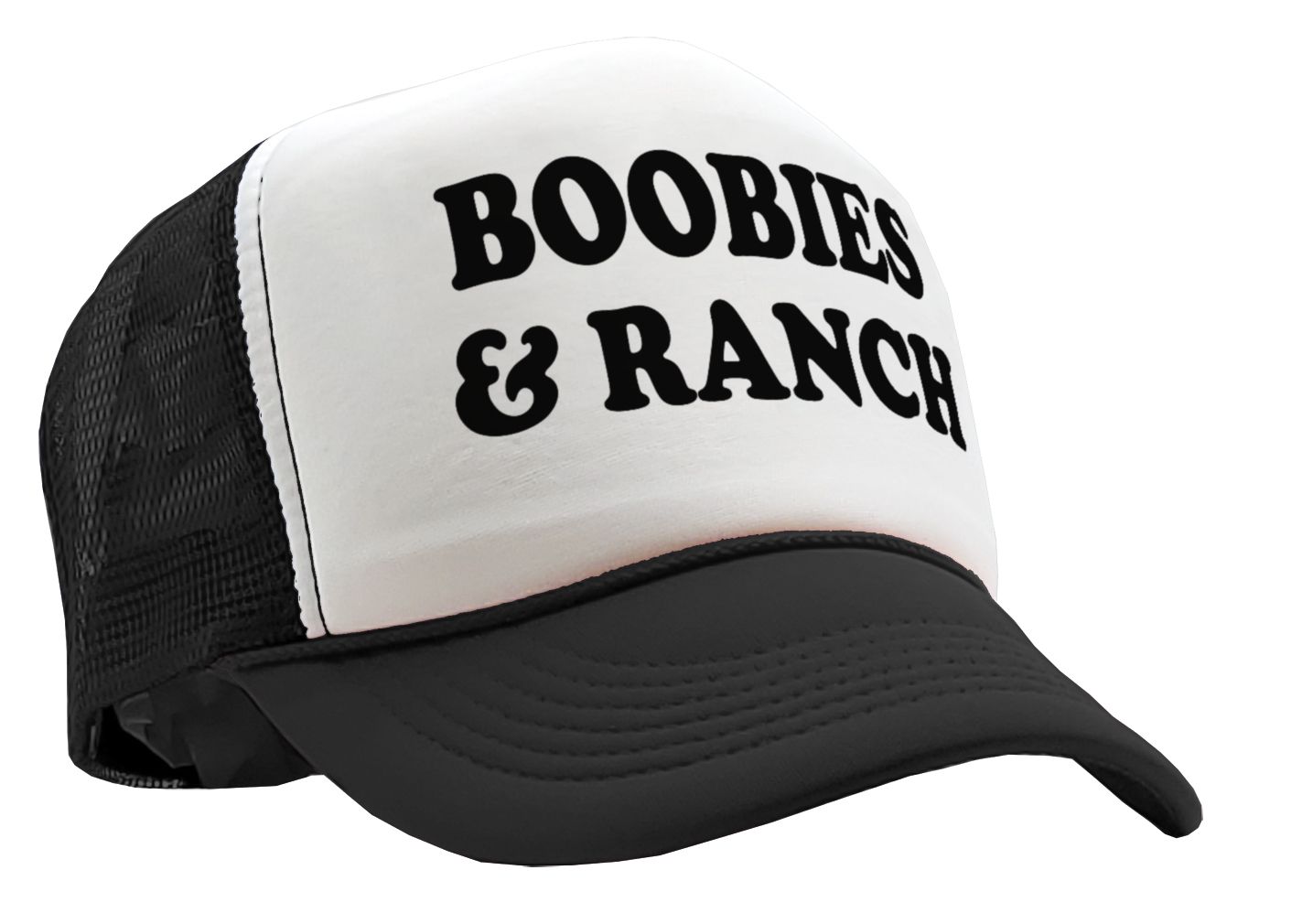 Boobies and Ranch - Vintage Retro Style Trucker Cap Hat