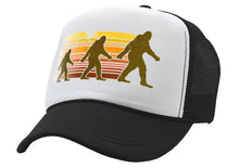 Load image into Gallery viewer, SASQUATCH WALKING - squatch hunter spookin - Vintage Retro Style Trucker Cap Hat - Five Panel Retro Style TRUCKER Cap
