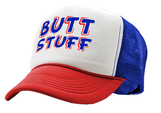 BUTT STUFF - Five Panel Retro Style TRUCKER Cap