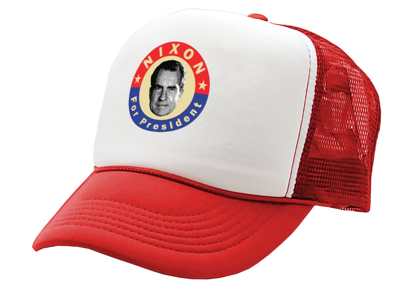 RICHARD NIXON for PRESIDENT 2020 - Five Panel Retro Style TRUCKER Cap