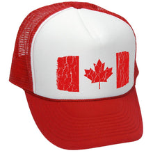 Load image into Gallery viewer, CanadianFlag Trucker Hat - Mesh Cap - Five Panel Retro Style TRUCKER Cap
