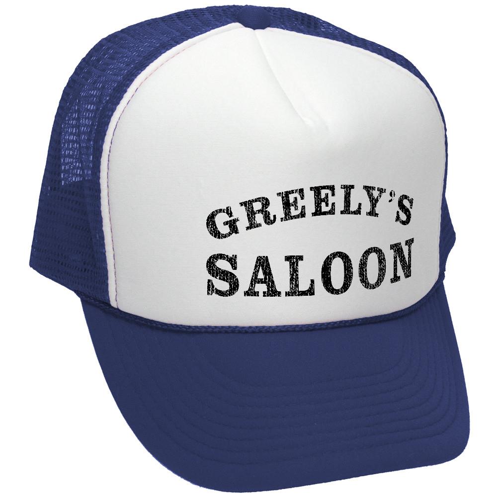 Greely's Bar Saloon Trucker Hat - Five Panel Retro Style TRUCKER Cap