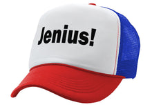 Load image into Gallery viewer, JENIUS! - Five Panel Retro Style TRUCKER Cap
