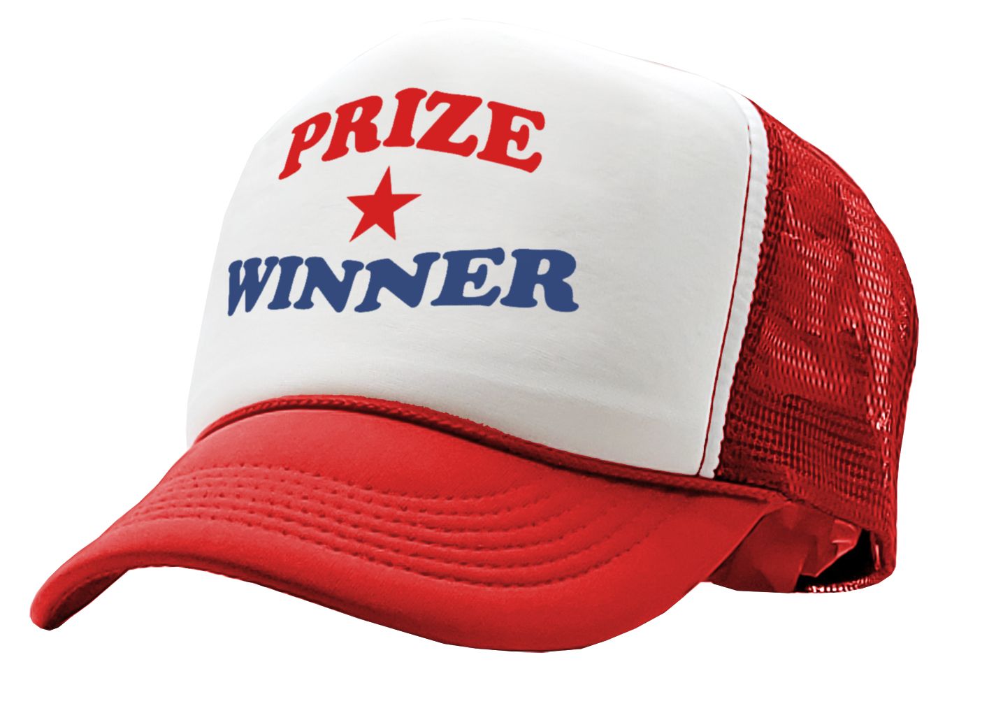 PRIZE WINNER - winning consolation gift - Adult Trucker Cap Hat - Five Panel Retro Style TRUCKER Cap