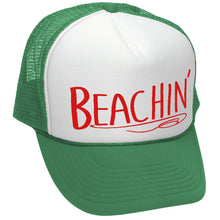 Load image into Gallery viewer, BEACHIN&#39; - summer hawaii beach party vacay - Adult Trucker Cap Hat - Five Panel Retro Style TRUCKER Cap
