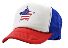 Load image into Gallery viewer, AMERICAN STAR - usa patriot america 4th - Vintage Retro Style Trucker Cap Hat - Five Panel Retro Style TRUCKER Cap
