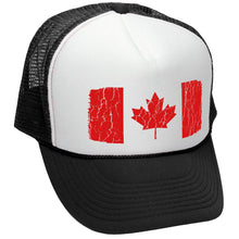 Load image into Gallery viewer, CanadianFlag Trucker Hat - Mesh Cap - Five Panel Retro Style TRUCKER Cap
