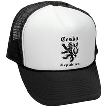 Load image into Gallery viewer, Ceska Trucker Hat - Mesh Cap - Five Panel Retro Style TRUCKER Cap
