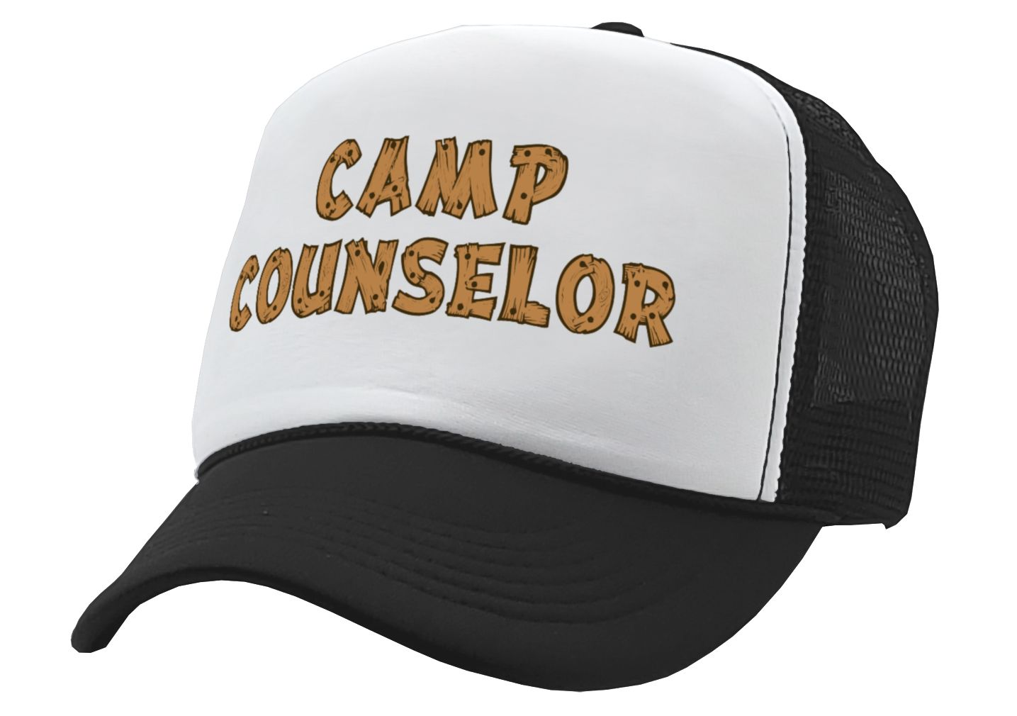 CAMP COUNSELOR - nature wilderness guide tourist - Unisex Adult Trucker Cap Hat - Five Panel Retro Style TRUCKER Cap