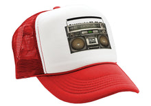 Load image into Gallery viewer, BOOMBOX - classic 80&#39;s 90&#39;s breakdancing - Vintage Retro Style Trucker Cap Hat - Five Panel Retro Style TRUCKER Cap
