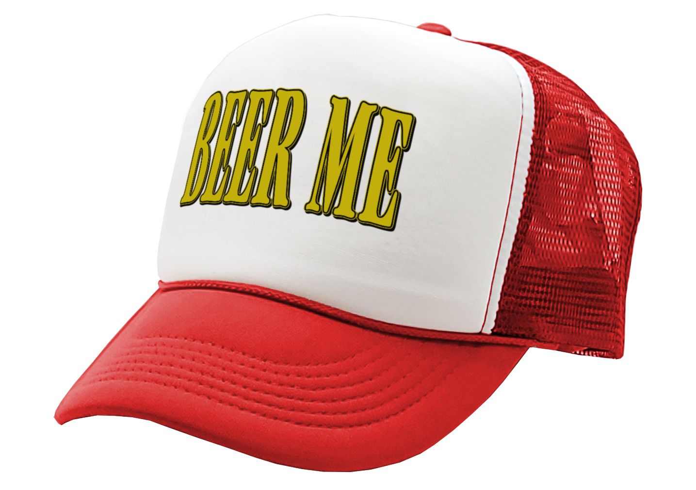 BEER ME - Five Panel Retro Style TRUCKER Cap