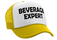 Load image into Gallery viewer, BEVERAGE EXPERT - beer wine liquor party - Vintage Retro Style Trucker Cap Hat - Five Panel Retro Style TRUCKER Cap
