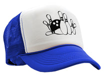 Load image into Gallery viewer, BOWLING - Five Panel Retro Style TRUCKER Cap
