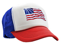 Load image into Gallery viewer, USA FLAG - Five Panel Retro Style TRUCKER Cap
