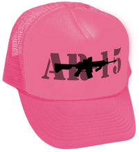 Load image into Gallery viewer, AR-15 - ar15 assault rifle gun rights usa - Adult Trucker Cap Hat
