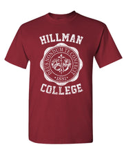 Load image into Gallery viewer, HILLMAN COLLEGE - hbcu university retro 80s sitcom tv - Cotton Unisex T-Shirt
