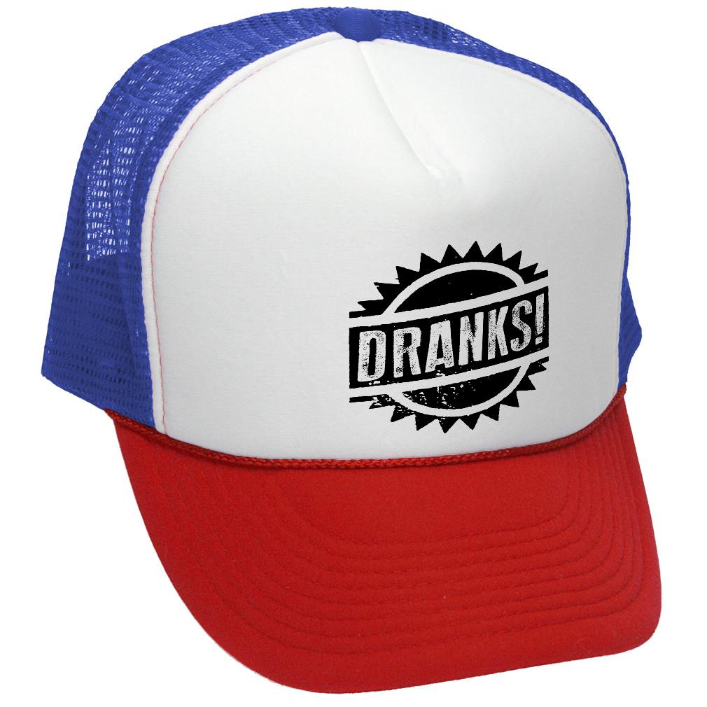 Dranks Trucker Hat - Mesh Cap - Five Panel Retro Style TRUCKER Cap