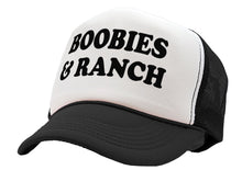 Load image into Gallery viewer, Boobies and Ranch - Vintage Retro Style Trucker Cap Hat - Five Panel Retro Style TRUCKER Cap
