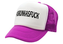 Load image into Gallery viewer, #DRUNKASFUCK - Vintage Retro Style Trucker Cap Hat - Five Panel Retro Style TRUCKER Cap
