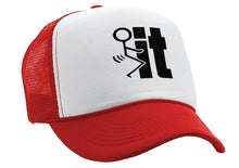 Load image into Gallery viewer, F--- IT - Five Panel Retro Style TRUCKER Cap
