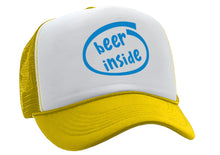 Load image into Gallery viewer, BEER INSIDE - parody college drinking - Trucker Hat
