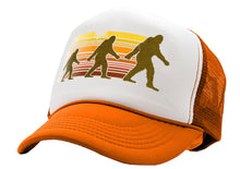 Load image into Gallery viewer, SASQUATCH WALKING - squatch hunter spookin - Vintage Retro Style Trucker Cap Hat - Five Panel Retro Style TRUCKER Cap
