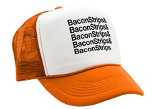 Load image into Gallery viewer, BACON STRIPS - epic food show - Vintage Retro Style Trucker Cap Hat - Five Panel Retro Style TRUCKER Cap
