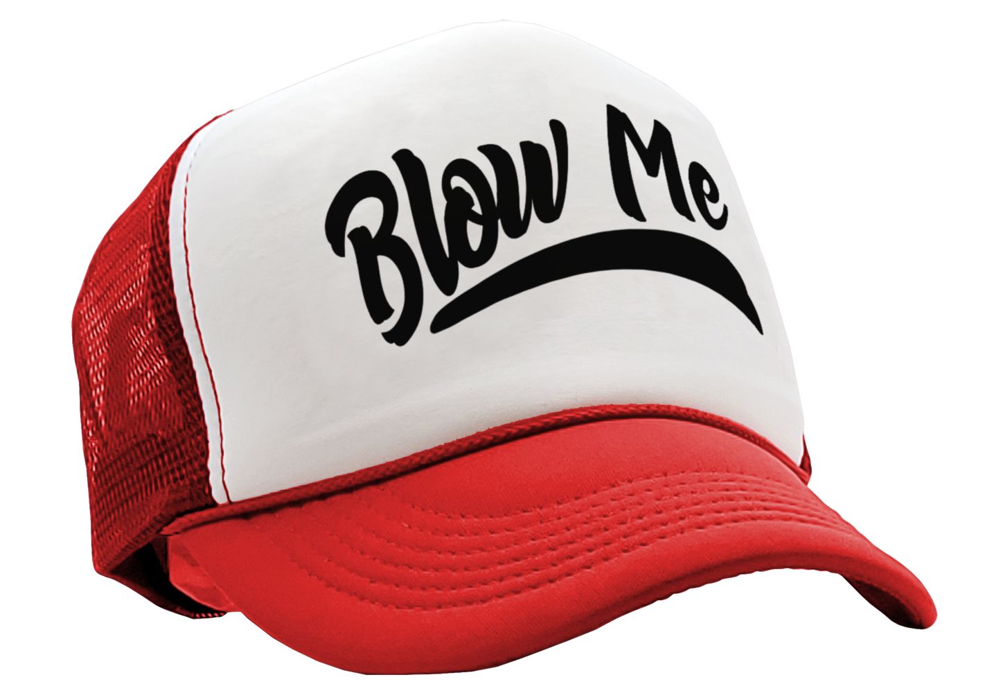 BLOW ME - Five Panel Retro Style TRUCKER Cap