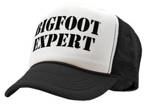 Load image into Gallery viewer, BIGFOOT EXPERT - squatchin sasquatch spook - Vintage Retro Style Trucker Cap Hat - Five Panel Retro Style TRUCKER Cap
