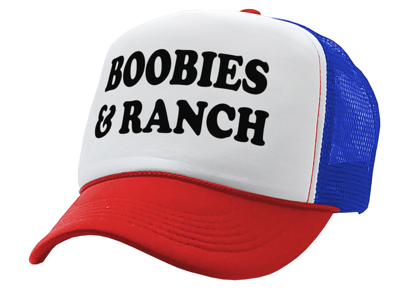 Boobies and Ranch - Vintage Retro Style Trucker Cap Hat