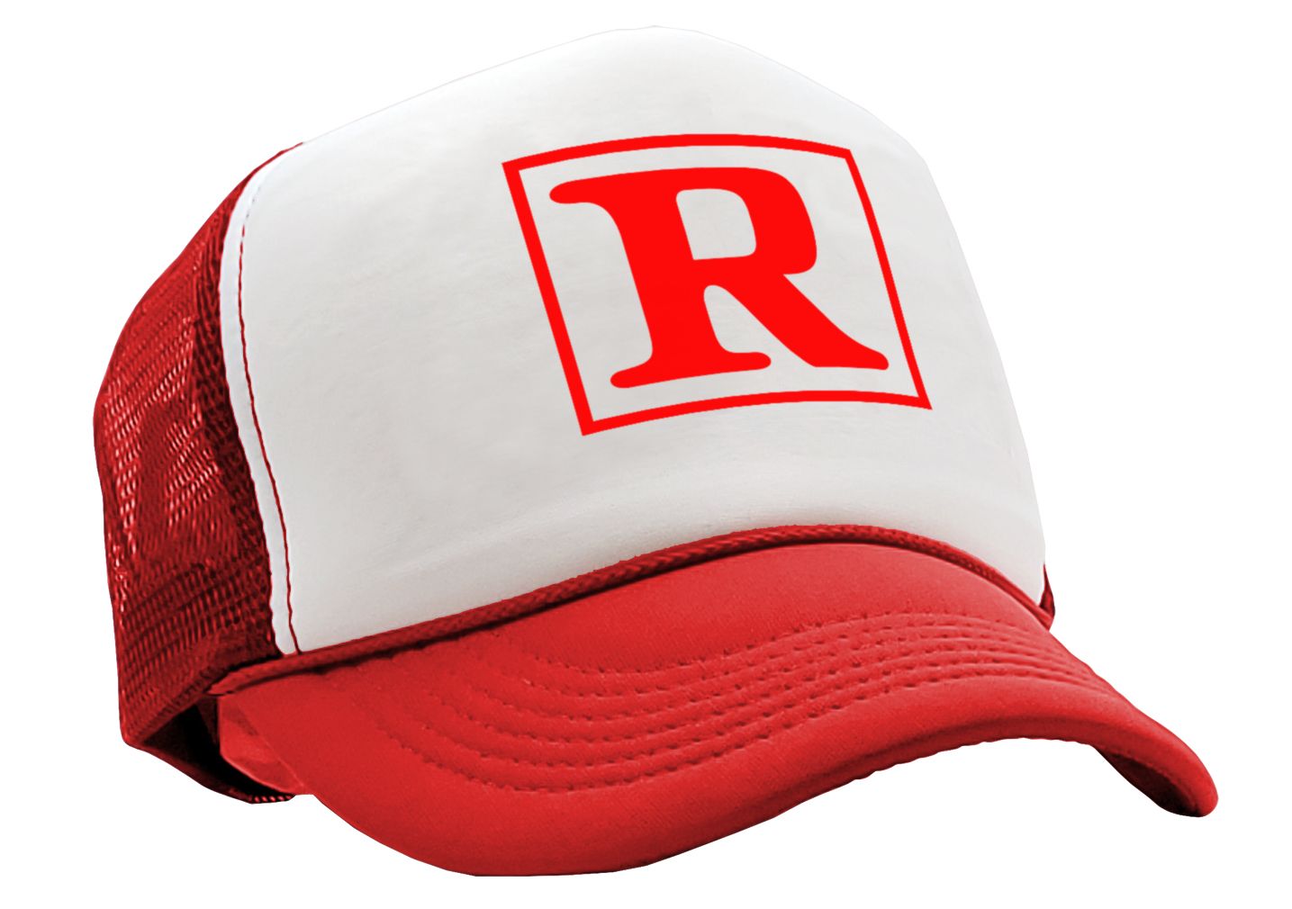 RATED R - Five Panel Retro Style TRUCKER Cap