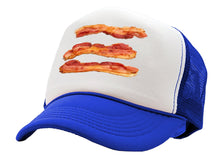 Load image into Gallery viewer, BACON - delicious breakfast ham - Vintage Retro Style Trucker Cap Hat - Five Panel Retro Style TRUCKER Cap
