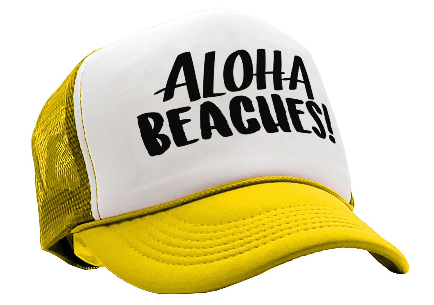 ALOHA BEACHES! Adult Trucker Cap Hat