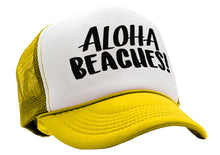 Load image into Gallery viewer, ALOHA BEACHES! Adult Trucker Cap Hat
