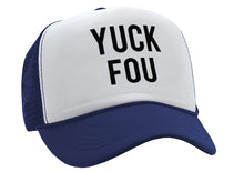 Load image into Gallery viewer, YUCK FOU - fuck you funny prank gag gift Adjustable Snap Back Trucker Cap Hat
