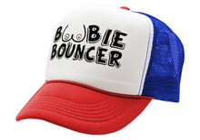 Load image into Gallery viewer, Boobie Bouncer - Vintage Retro Style Trucker Cap Hat - Five Panel Retro Style TRUCKER Cap
