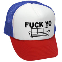 Load image into Gallery viewer, F___ YO COUCH - chappelle james show your - Vintage Retro Style Trucker Cap Hat - Five Panel Retro Style TRUCKER Cap
