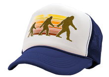 Load image into Gallery viewer, SASQUATCH WALKING - squatch hunter spookin - Vintage Retro Style Trucker Cap Hat - Five Panel Retro Style TRUCKER Cap
