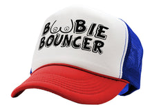 Load image into Gallery viewer, Boobie Bouncer - Vintage Retro Style Trucker Cap Hat - Five Panel Retro Style TRUCKER Cap
