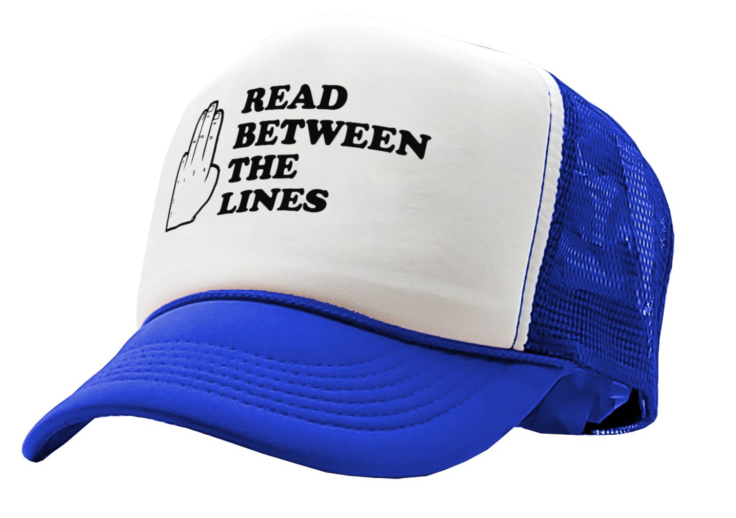 READ BETWEEN the LINES - Five Panel Retro Style TRUCKER Cap