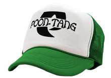 Load image into Gallery viewer, POON TANG CLAN - parody sexy joke gift - Vintage Retro Style Trucker Cap Hat - Five Panel Retro Style TRUCKER Cap
