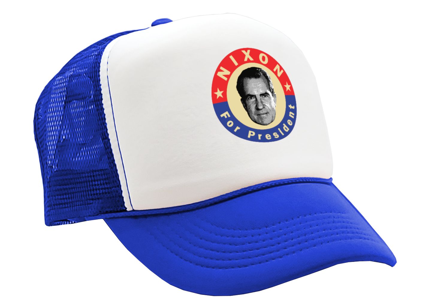 RICHARD NIXON for PRESIDENT 2020 - Five Panel Retro Style TRUCKER Cap