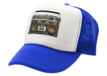 Load image into Gallery viewer, BOOMBOX - classic 80&#39;s 90&#39;s breakdancing - Vintage Retro Style Trucker Cap Hat - Five Panel Retro Style TRUCKER Cap
